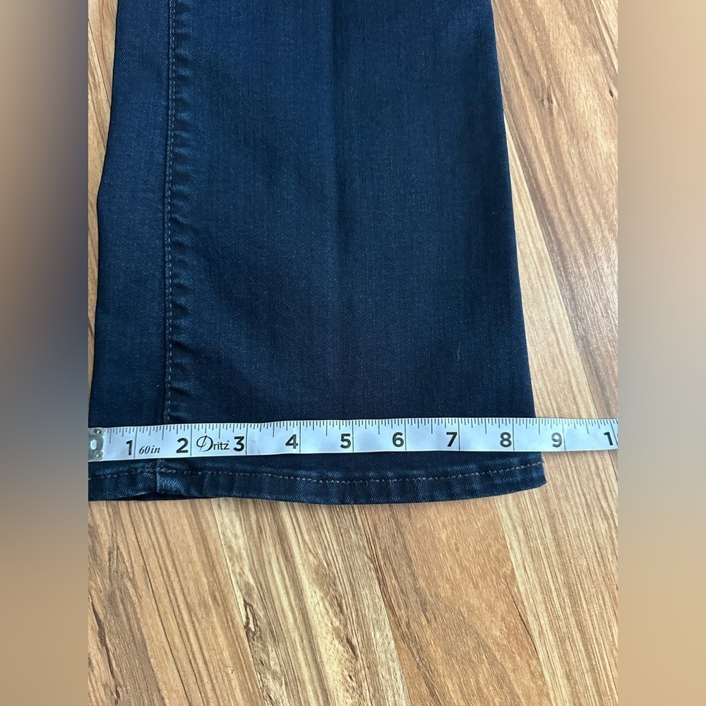 Gap Maternity Full Panel Dark Rinse Baby Boot Stretch Jeans Size 27 R - Picture 10 of 14